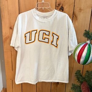 Gildan White T-Shirt with UCI Print